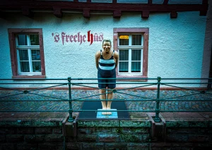 Alltagsmenschen in Oberkirch - Badender