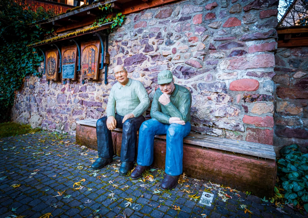 Alltagsmenschen in Oberkirch - Opas auf der Bank