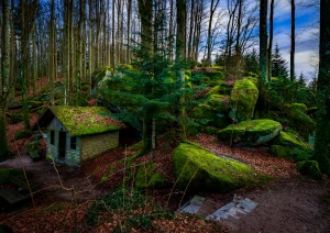 Mystische Stimmung am Brigittenschloss in Sasbachwalden