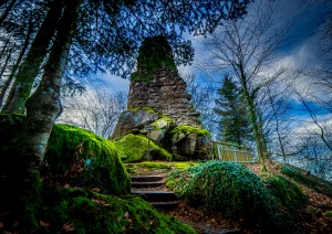 Mystische Stimmung am Brigittenschlosss bei Sasbachwalden