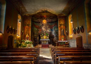 Sankt Wendel in Bottenau vor der Renovierung