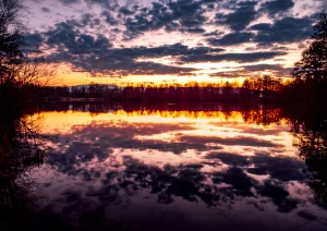 Morgenstimmung am Urloffer Baggersee
