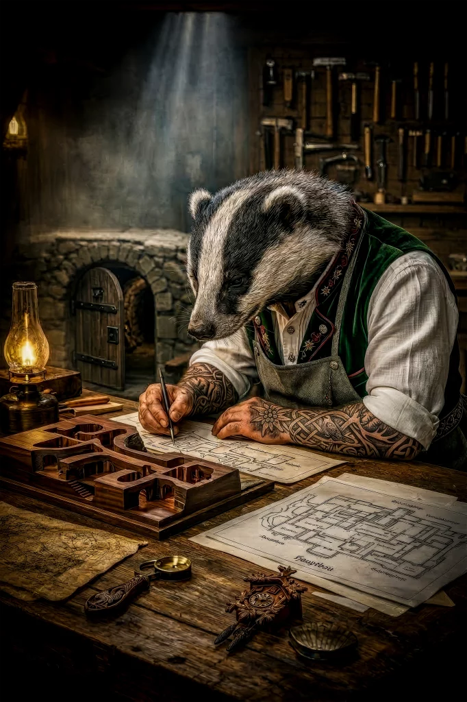 Das Verborgene Volk des Schwarzwaldes Der Dachs - Architekt Der Verborgenen Welten